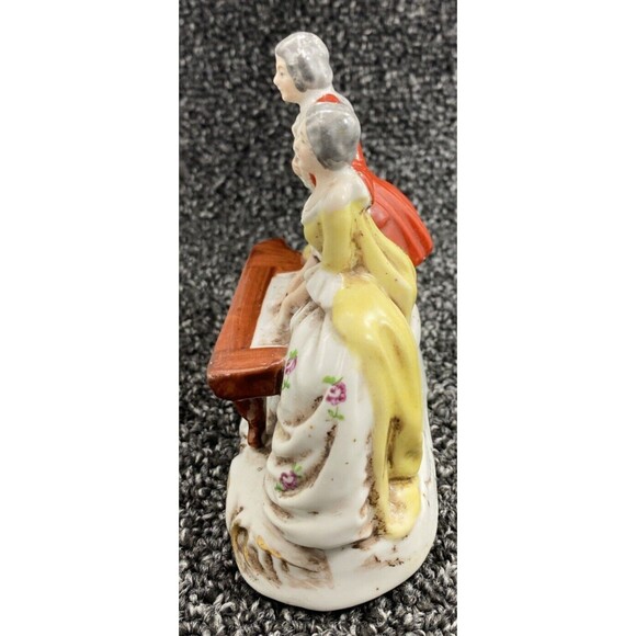 Marayama Hand Painted Porcelain Colonial Couple lot of 2 Made in Occupied Japan - Picture 4 of 15